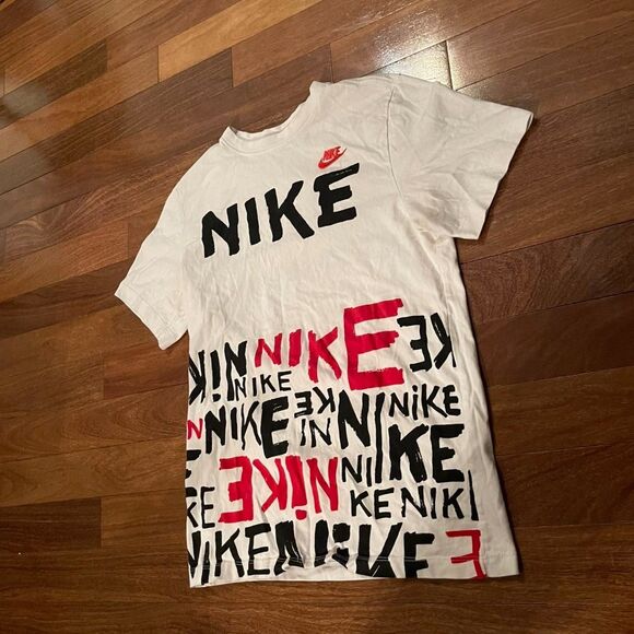 Vintage Hype The Nike Tee Swoosh Spell Out Printed Tee T-shirt - Picture 2 of 4
